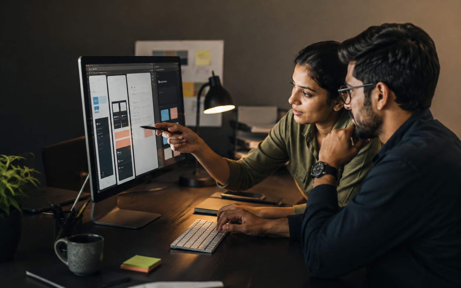 HENNT website design and development workspace